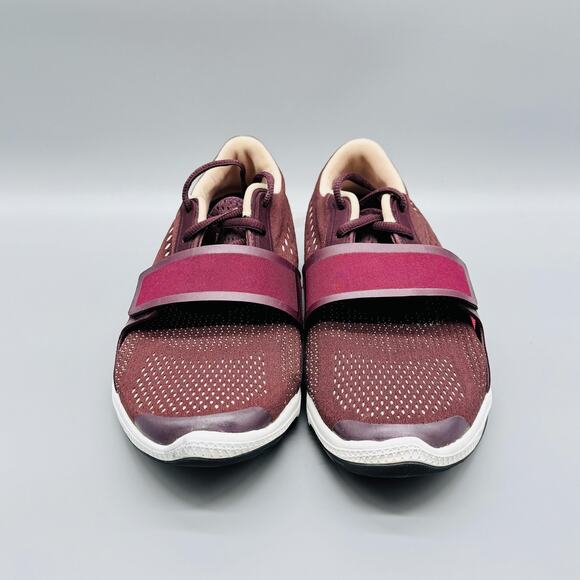 Adidas Shoes Womens 6.5 Red Stella McCartney Bounce Strap Running Sneakers - Picture 3 of 11